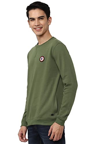 Image of Peter England Men Cotton Round Neck Sweatshirt