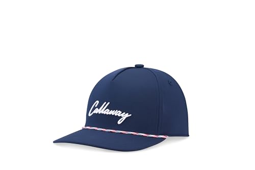 Casquette Birdie Putt Rope 2026 Callaway Golf blanche réglable pour homme