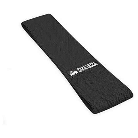 Fabric Resistance Band - Black Heavy/Ultra Heavy Resistance - Hip Circle NON ROLL Cover