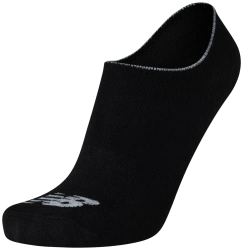 New Balance Men's Invisible No Show Non-Slip Liner Socks (12 Pack), Size Shoe Size: 6-12.5, Black #TOP4