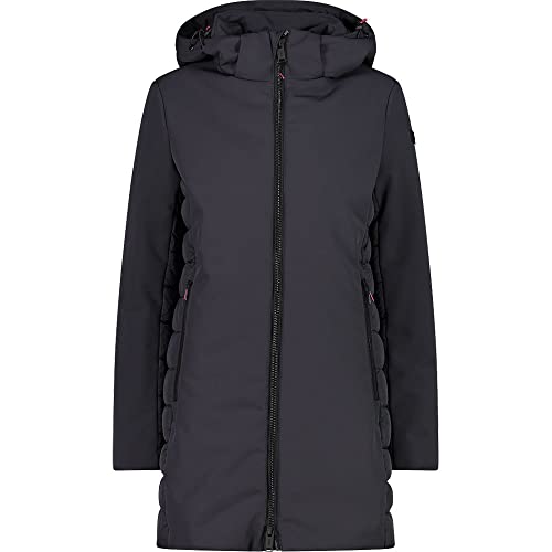 CMP Woman Parka Zip Hood Antracite - 40