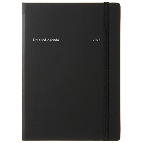 ラコニック 手帳 2023年 B6 ウィークリー VP+ゴム 黒 LID90-220BK