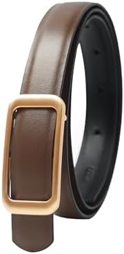 GOELIA Women's Reversible Genuine Leather Belt Thin Fashion Waist...
