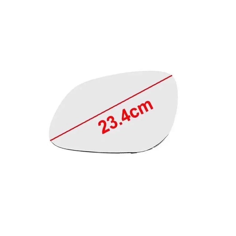 vetro retrovisore Per Cayenne 2002-2006 | Veicolo Retrovisore Specchi Lente Porta Laterale Specchietto retrovisore Vetro Con Riscaldamento(2PCS left and right)