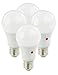 Produktbild Luminea Lichtsensor: 4er-Set LED-Lampen E27, Dämmerungssensor, 12W, 550 lm, tageslichtweiß (LED-Leuchtmittel mit Lichtsensor)