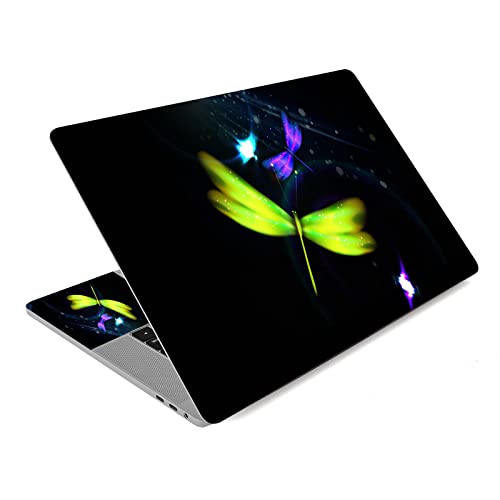 12 13 13.3 14 15.4 15.6 Inches Laptop Skin Sticker Decal Universal Netbook Skin Sticker | Need to Cut,Easy to Apply, Remove and Change Styles (Cute Dragonfly)