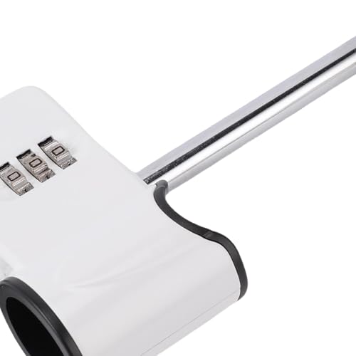 Serrure à code à double porte en acier allié avec tige rétractable pour maison - 8