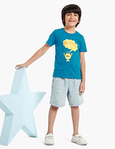 Image of Amazon Brand - Jam & Honey Boy's Regular Fit T-Shirt (Pack of 3)