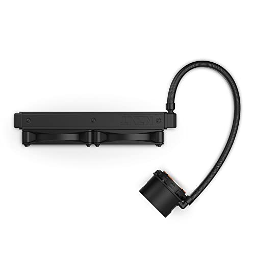 Image of NZXT Kraken 240 - RL-KN-240-B1-240mm AIO CPU Liquid Cooler - Customizable 1.54 inch Square LCD Display for Images,Performance Metrics and More - High-Performance Pump - 2 x F120P Fans - Black,(Pack of 8)