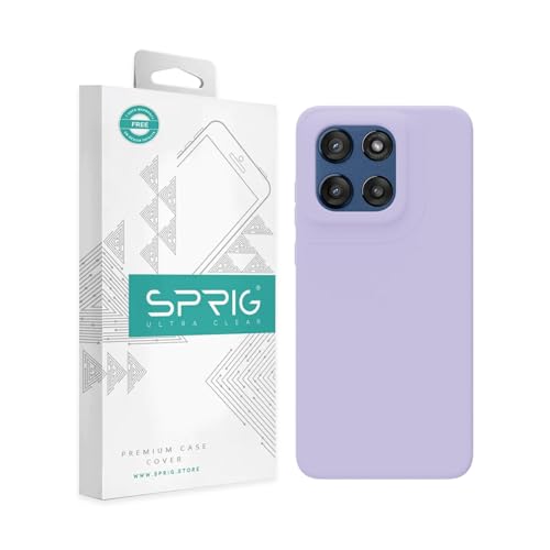 Image of SPRIG Compatible with Moto Edge 60 Stylus Premium SilkTone Back Cover Drop Tested Shock Proof Mobile Case for Men, Women, Boys and Girls with Camera Protection (Light Purple)