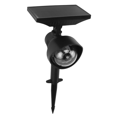 CHEOTIME Solar Landscape Spotlights, RGB Color-Changing Outdoor LED Lights Water Proof Garden Lighting for Trees Pathways Yards Christmas Decoration