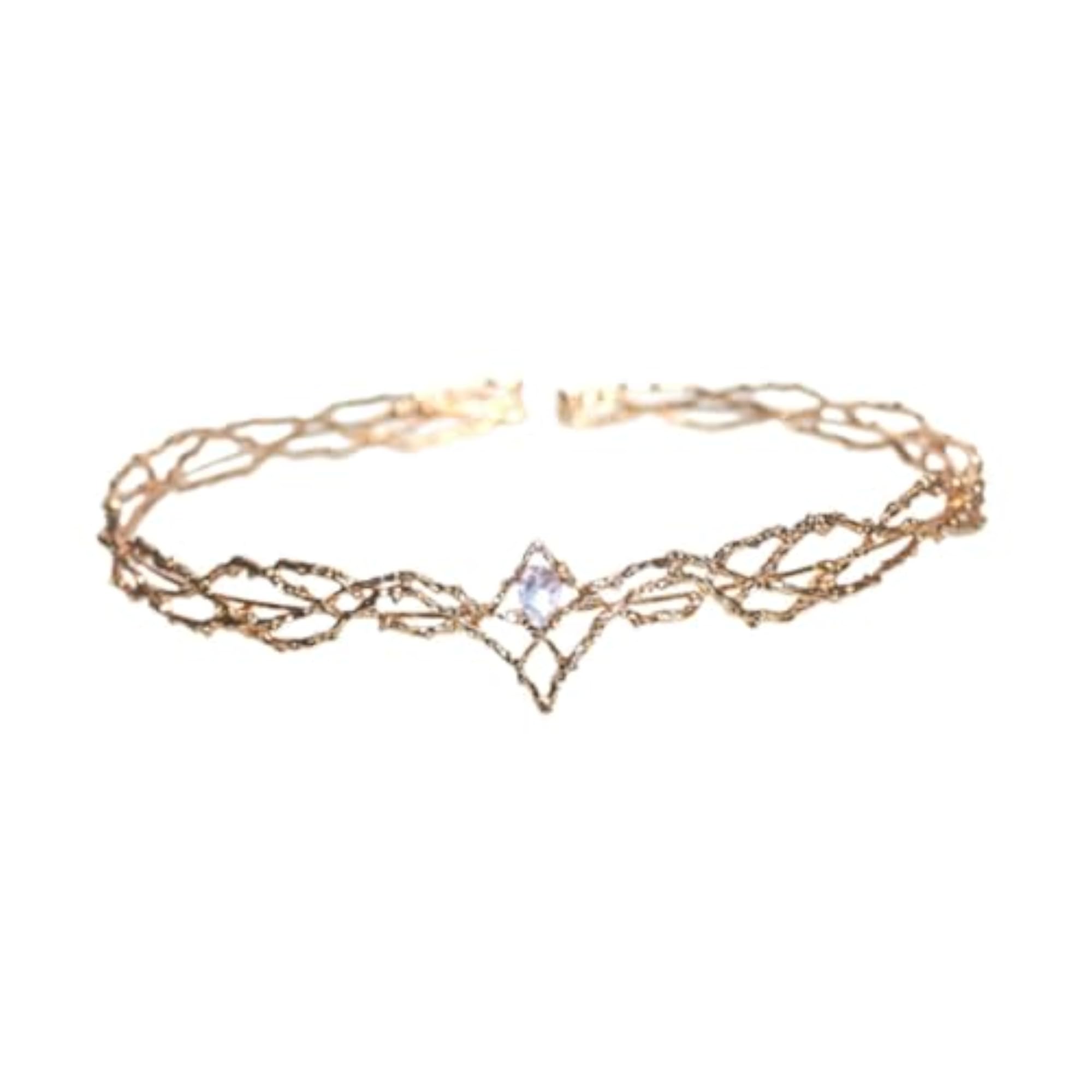 Queen Rhinestone Crown Headpiece for Prom & Cosplay