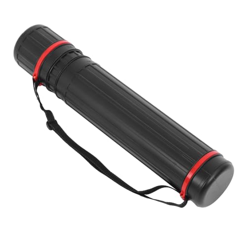 HOODANCOS Extendable Poster Tube Water Resistant Telescoping Storage for Blueprints Artwork Plastic Design for Document Protection Travel Compact