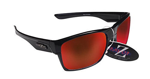 Lunettes de soleil RayZor - Pour faire du ski, du motoneige ou du snowboard - Protection 100 % UV400 - Lunettes de soleil ventilées - Confortables, incassables et anti-reflets, Black 424