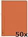Produktbild ELBA 400001027 Klemmhandmappe Smart Line 50er Pack A4 ohne Vorderdeckel aus 250 g/m² Karton orange