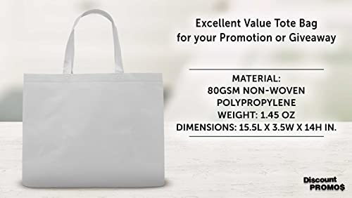 DISCOUNT PROMOS Natural Cotton Tote Bags