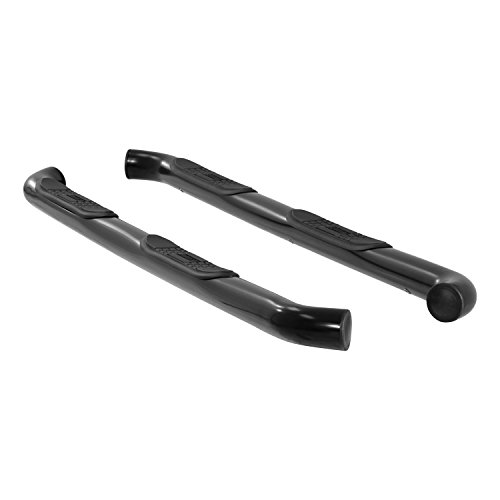 Aries 35700 3-Inch Round Black Steel Nerf Bars, No-Drill, Select Jeep Wrangler Jk Unlimited #TOP1