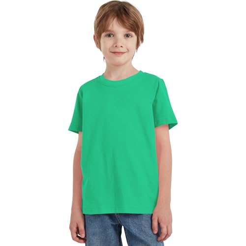 Image of Dreammonkey 2T-12Years Kids Cotton T-Shirt Short Sleeve Crew Neck Tshirt for Boys and Girls