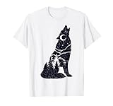 Wolf Howl Silhouette Fill T-Shirt