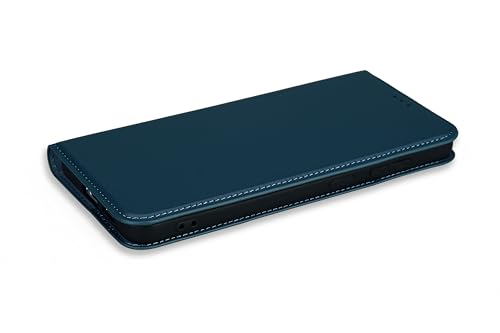 Image of Sharp Icon flip Cover for Oneplus 11R 5G Faux Leather Wallet flip case Cover - Navy Blue