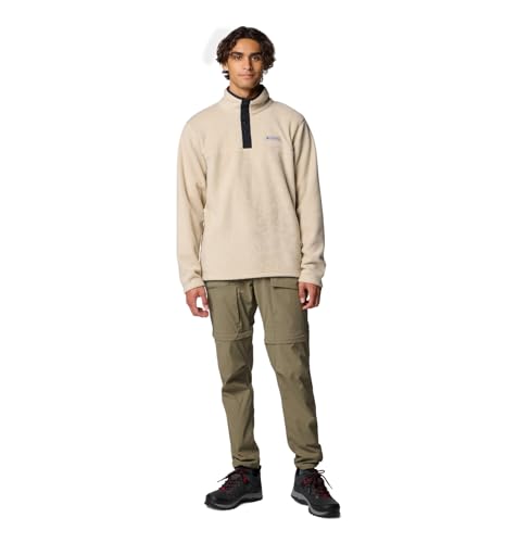 Columbia Men's Steens Mountain Half Snap II, Ancient Fossil/Black, X-Large3