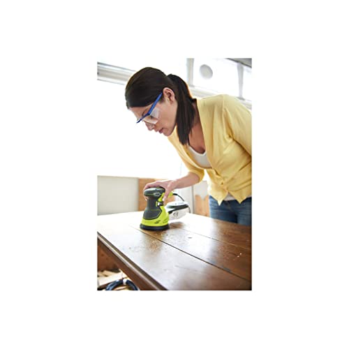Pack RYOBI Ponceuse excentrique électrique ROS300-300W - 125mm - Plateau de ponçage - 125 mm - ROSP1A