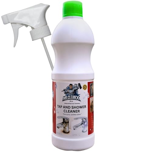Image of Tap and Shower Cleaner, Hard Water Stain Remover, Limescale and Rust Fighter, 500ml