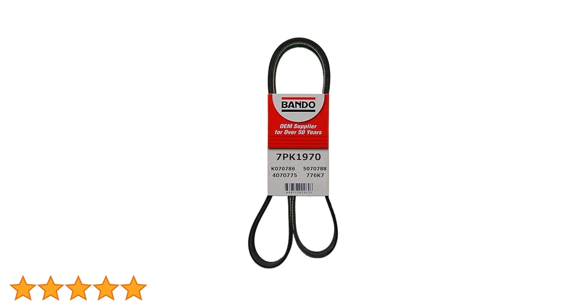 Amazon.com: Bando USA 7PK1970 OEM Quality Serpentine Belt