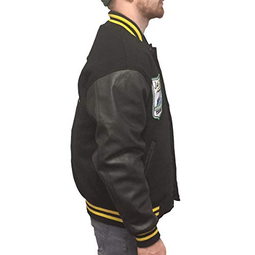 Image of My Party Shirt Irv Blitzer Jamaican Bobsled Team Varsity Jacket - Everyday Wear & Costume Coat - Sports 90s Movie Gift Black
