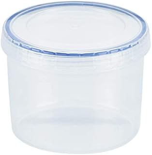 Lock & Lock LLS131 Round Storage Container - Clear, 640 ml