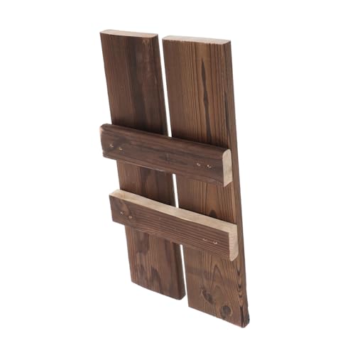 MAGICLULU DIY Aquarium Fountain 4pcs Wooden Water Board Fish Tank Decor Large Aquarium Supplies Vintage Fishbowl Ornament