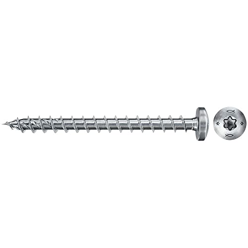 fischer PowerFast II PTF 5.0 x 30, Chipboard Screw (200 Pieces) with Full Thread, Pan Head with Inner Star - Image 3