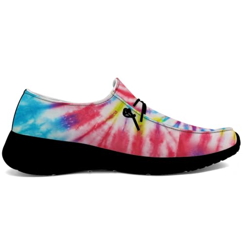 Quorax Loafers for Women Men Tie Dye Slip-on Shoes Casual Walking Shoes Gifts for Men Women4