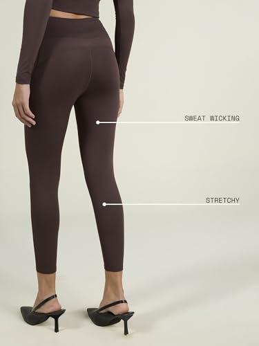 Image of CAVA Sculpt Core Leggings for Women | High Waisted, Anti Camel Toe, Deep Side Pockets, Rounded Back Seam, Sculpting Stretch Fabric