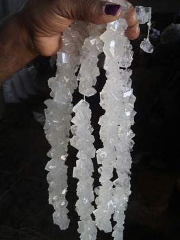 Nutro Cart Dhaga Mishri [Thread Crystal] Crystal Rock Sugar (Pack of 400 Grams)| Special For Diwali Festival Celebration | Festival Gift Hamper | Deepawali Gift Pack For Family, Friends, Corporate Office Gifts Combo