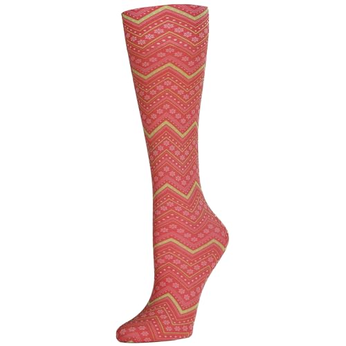 Image of Celeste Stein Therapeutic Graduated Women Compression Socks, Diabetic Socks For Womens, 8-15 mmHg For Regular Calf