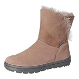 RICOSTA Mädchen Stiefel NANUK, Kinder Boots, Weite: Mittel, lose Einlage, RicostaTEX, Stiefel mit reißverschluss, Booties, Schoko (270), 32 EU