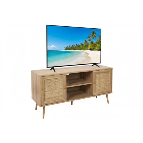 HOME DECO FACTORY - Meuble TV en Bois Marron Bali - Design Moderne et Fonctionnel - idéale pour l'organisation de Votre intérieur - Standard - Marron -...