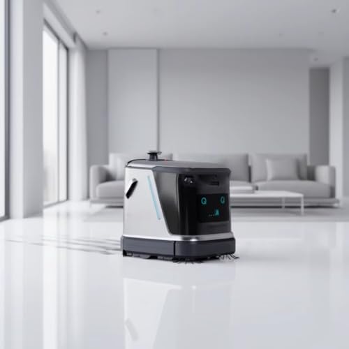 Robot de limpieza comercial a la venta, máquina barredora de piso industrial AI para almacén y fábrica, navegación autónoma con mapeo inteligente, prevención de obstáculos y base de carga automática