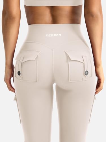 Image of YEOREO CoreFlex Women Workout Flare Leggings
