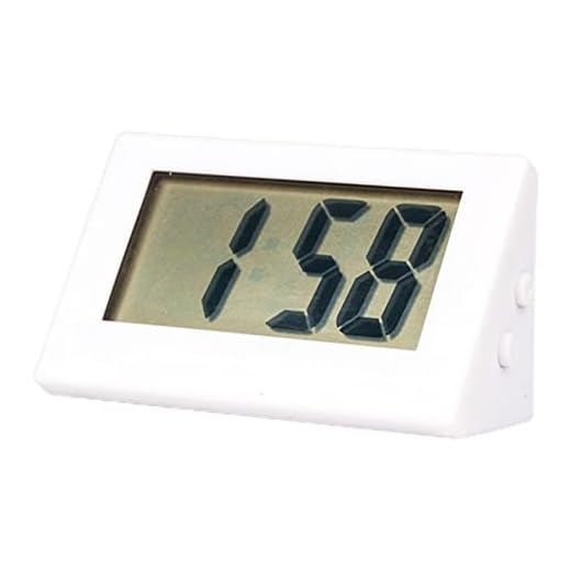 Giwnuq Petite Horloge Numérique, Réveil Numérique Chevet, Petite Horloge Numérique De Voyage, Horloge Numérique À Piles, Horloge Numérique avec Pile Bouton pour Chambre À Coucher Table