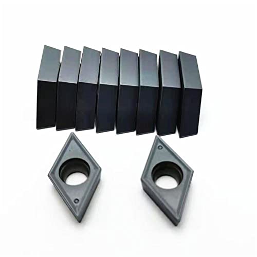 Inserto metálico de torneado redondo para torno CNC 10 piezas miniatura 6