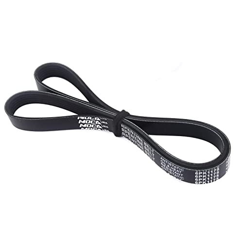 Image of MOCA EPDM 6PK1175 Belt fit for Honda 98-02 Accord 3.0L V6 & Mini 06-08 Cooper 1.6L l4 & Acura 03 CL 3.2L V6 & BMW 06 M6 5.0L V10
