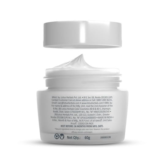 Image of Lotus Herbals WhiteGlow Skin Brightening & Nourishing Night Cream 60g
