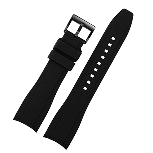 Bracelet montre silicone premium compatible Rolex Longines 21mm 20mm
