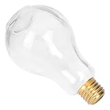 HEALEEP Copa de Cóctel de Cristal de Alta Pureza en Forma de Bulbo, Taza para Beber Vino Tinto y Jugos, Vidrio Resistente y Decorativo para Bares, Fiestas y Restaurantes, 1 Unidad