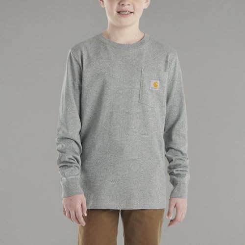 Carhartt boys Knit Long Sleeve Crewneck T-shirt T-Shirt