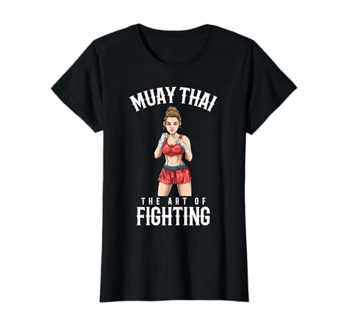 Ragazza Muay Thai - Donne Thai Boxe Maglietta
