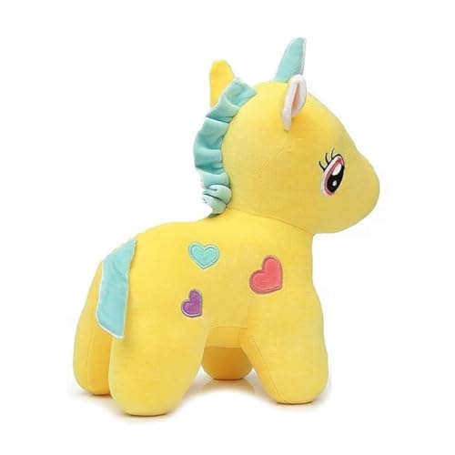Image of Storescent Soft Toys for Kids, Stuffed Animal Plush Soft Toys for Boys and Girls | Unicorn Plushie Toy (Unicorn Yellow 25cm)