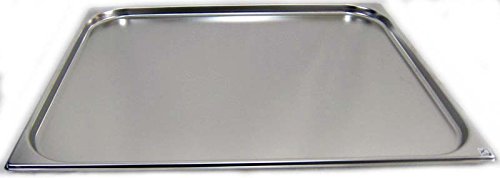 AcMax GN 2/1 Gastronormbehälter GN-Behälter Edelstahl 5,5 Liter Tiefe 20mm Gastronorm